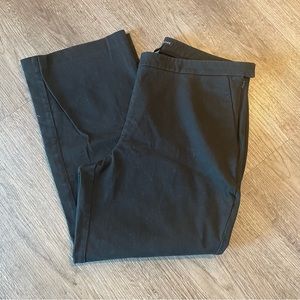 Eileen Fisher Black Cropped Ankle Pants